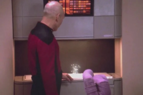 Replicator, Tea! Earl Grey! Hot! (Because Picard said so)